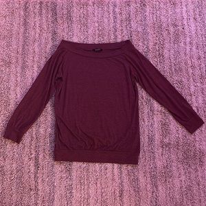 Yexipo maroon long sleeve